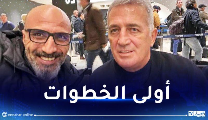 بيتكوفيتش يحل بمطار روما متوجها إلى الجزائر