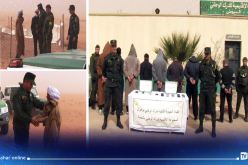 النعامة.. الدرك الوطني بالبيوض يوقف 8 اشخاص قاموا بسرقة 100 رأس غنم