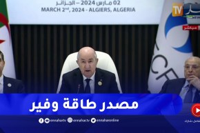 الرئيس تبون : الغاز الطبيعي يلعب دورا أساسيا في تحقيق التنمية المستدامة وتلبية الاحتياجات العالمية