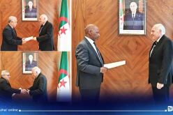 عطاف يتسلّم أوراق اعتماد سفراء جدد