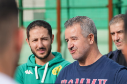 بالصور.. صايب يزور لاعبي شبيبة القبائل بملعب 1 نوفمبر
