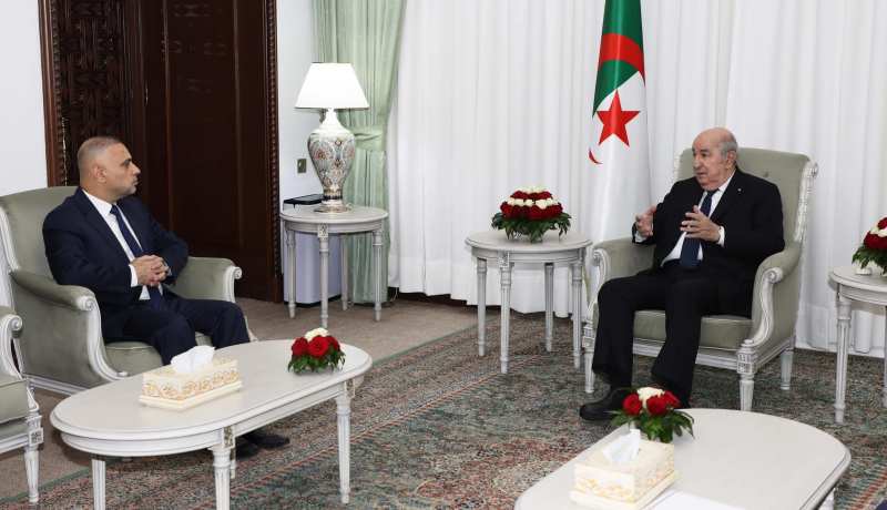 الرئيس تبون يستقبل سفير دولة فلسطين المحتلة