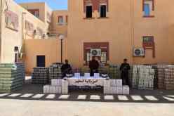 المغير: حجز 20700 قارورة خمر و170 ألف علبة سجائر عن طريق التهريب