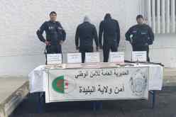البليدة: توقيف شخصين وحجز كمية معتبرة من المخدرات والمهلوسات