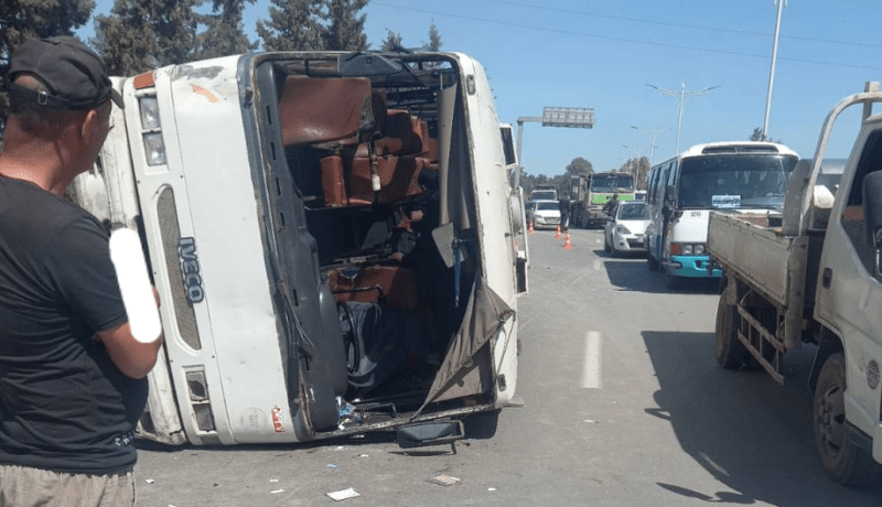  7 ضحايا إثر إنحراف حافلة بالشلف