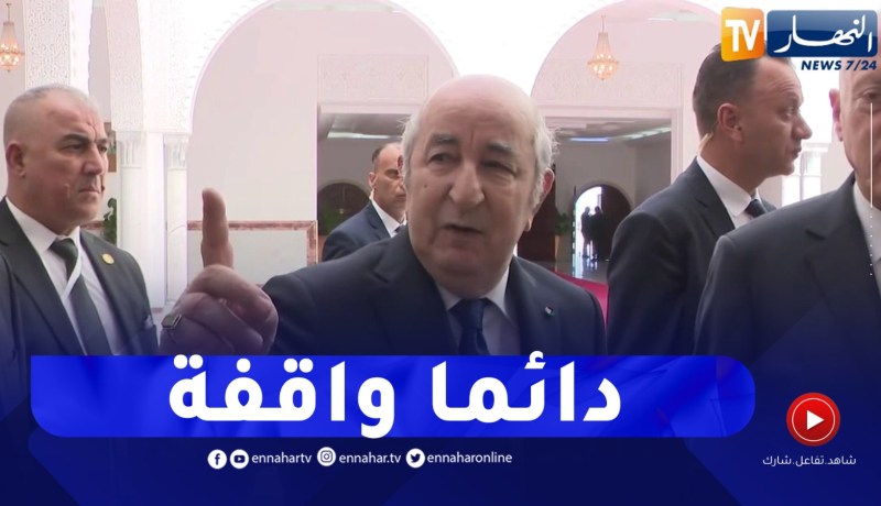 الرئيس تبون : ..تونس تتأثر بكل شيء وما تسقطش