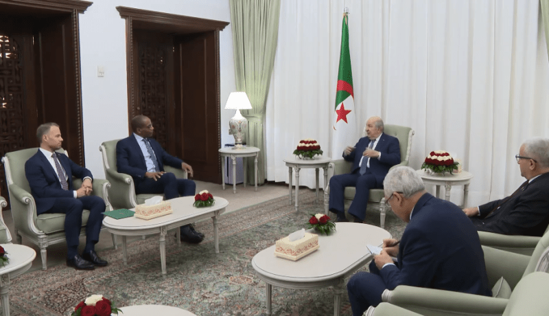 رئيس الجمهورية يستقبل رئيس مجلس العموم الكندي