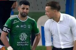 مدرب الأهلي السعودي يتحدث عن خلافه مع محرز !