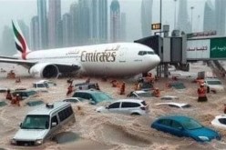 ابتلع عديد السيارات.. شاهد آثار الدمار الذي خلفه منخفض الهدير في الإمارات