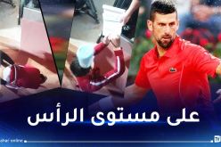 بالفيديو.. نجم التنس نوفاك ديوكوفيتش يتعرض إلى اعتداء