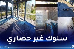 بالصور.. ترامواي العاصمة يتعرض لعملية تخريب واسعة من بعض المشجعين