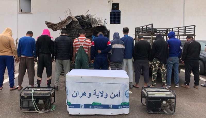 توقيف 15 متورطا في اضرام النار بسكنات في وهران
