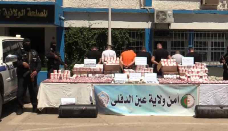 عين الدفلى: تفكيك شبكة إجرامية وحجز أكثر من 56 ألف قرص مهلوس