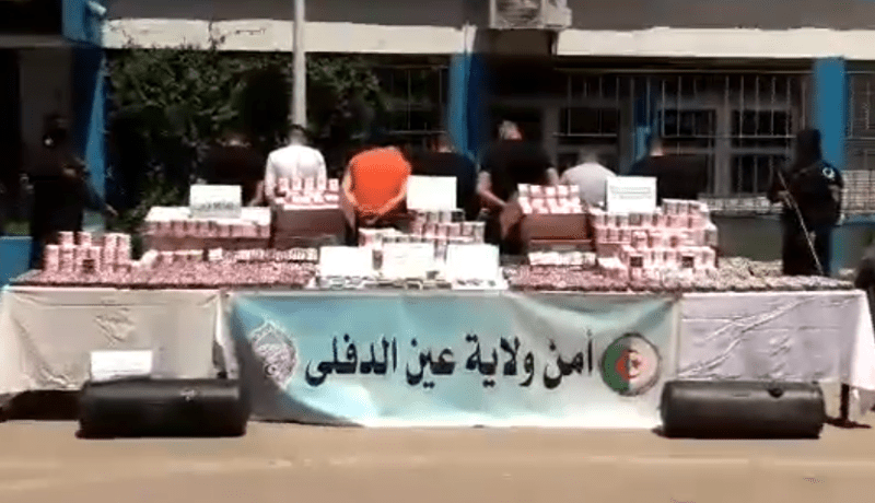 الأمن يوقف 7 أشخاص ويضبط 56 ألف قرص مهلوس بعين الدفلى