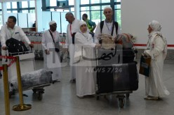 إنطلاق أول رحلة للحجاج الميامين إلى البقاع المقدسة