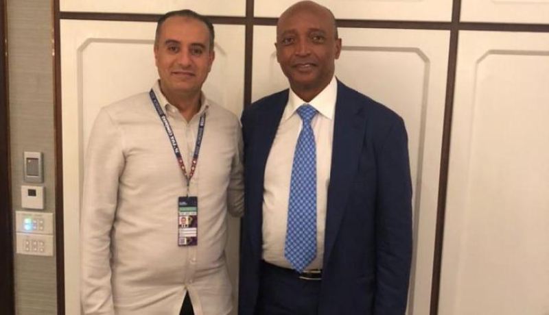 صادي يلتقي رئيس الكاف موتسيبي