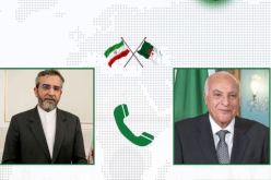 عطاف يجري مكالمة هاتفية مع وزير الخارجية الإيراني المكلف