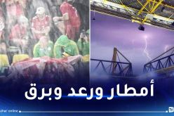 بالفيديو.. توقيف مباراة ألمانيا والدنمارك بشكل مفاجئ
