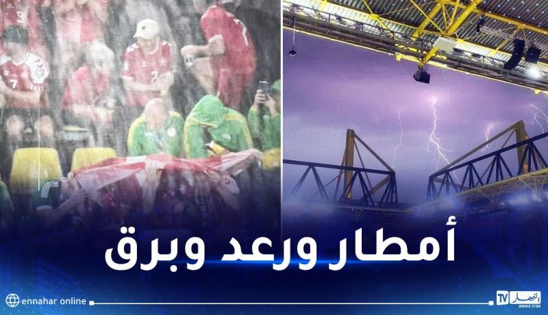 بالفيديو.. توقيف مباراة ألمانيا والدنمارك بشكل مفاجئ