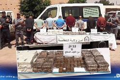 النعامة.. توقيف 8 أشخاص وحجز 53 كغ كيف معالج