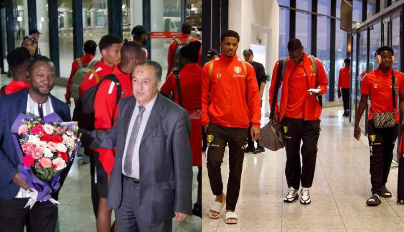 المنتخب الغيني يحل بأرض الوطن