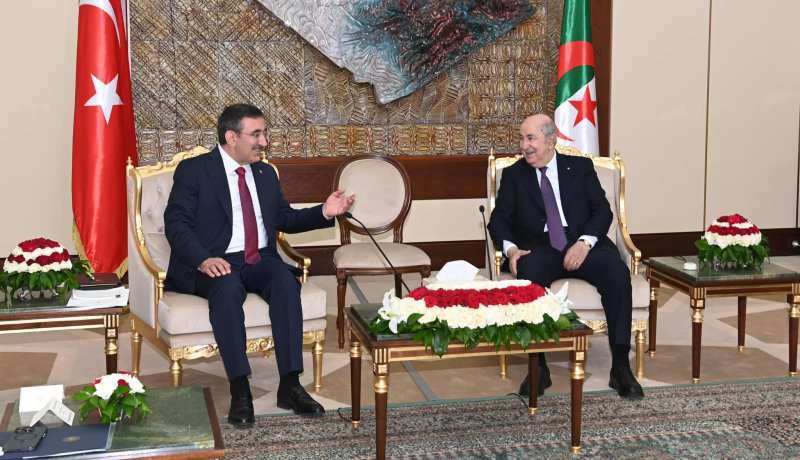 رئيس الجمهورية يستقبل نائب الرئيس التركي