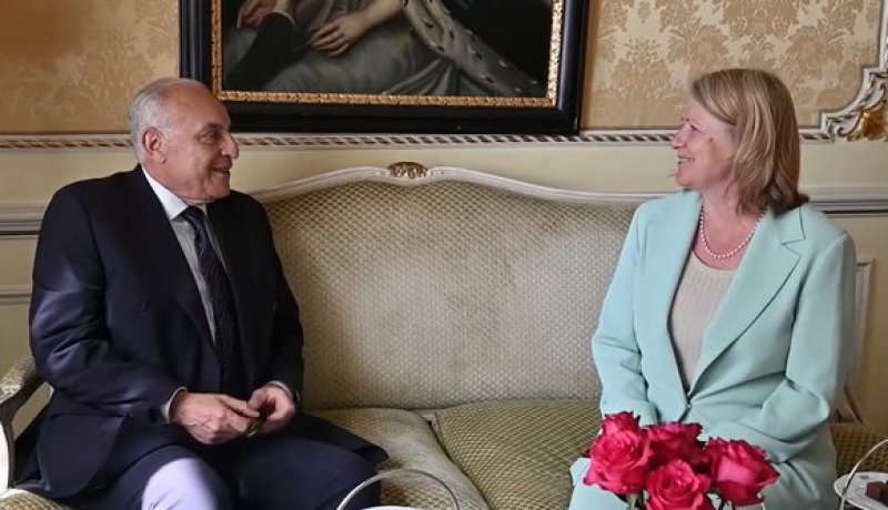 القضية الصحراوية محور لقاء عطاف مع رئيسة مجموعة الصداقة النمساوية-الصحراوية