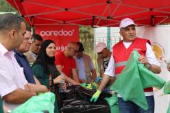 Ooredooتُنظم عملية تنظيف غابة ”المداد“ تحت شعار ”بلادنا ديما نظيفة“