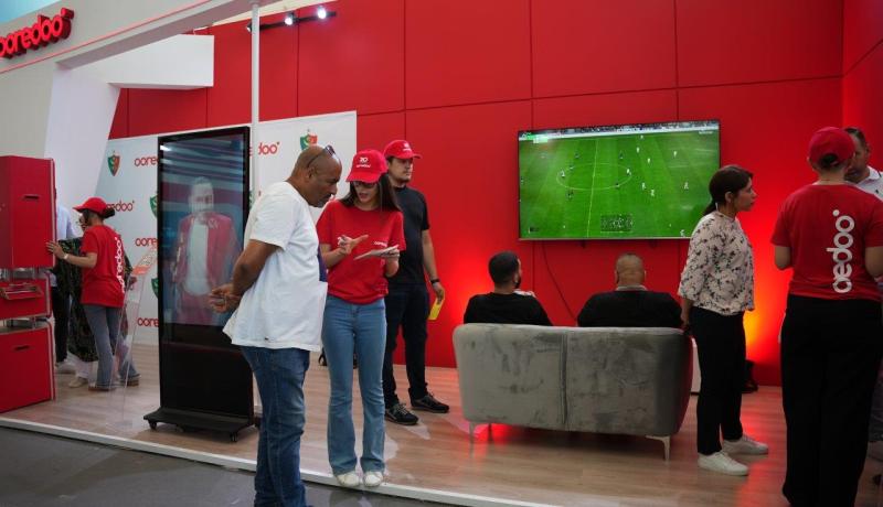 Ooredoo تُقدّم اخر عروضها وحلولها التكنولوجيّة للزوار
