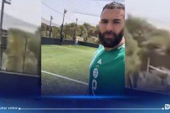 بالفيديو.. بن زيمة يتدرب بقميص الخضر