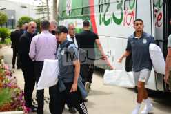 بالصور.. العناصر الوطنية تغادر نحو كامبالا الأوغندية