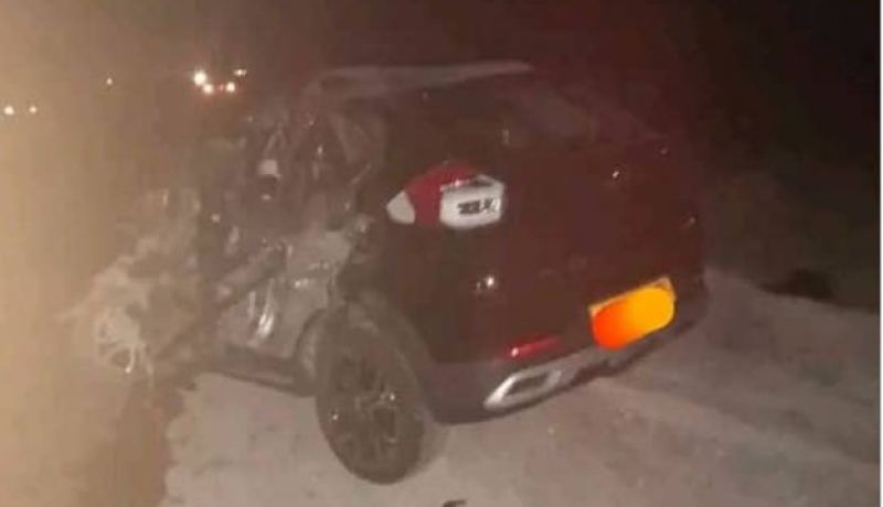 المغير: 5 جرحى في حادث إصطدام شاحنة بسيارة