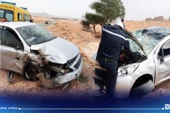 سيدي بلعباس: جريحان في إصطدام تسلسلي لثلاث سيارات بسفيون