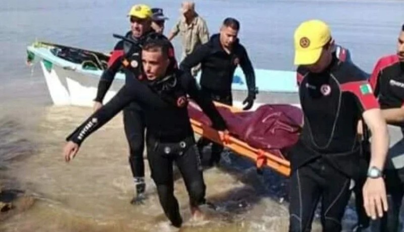 إنتشال جثة غريق بشاطئ المنطقة الصخرية جوني في وهران