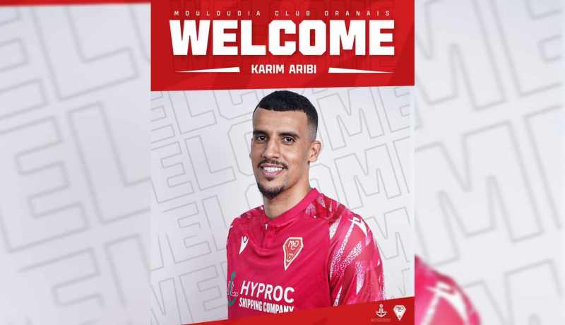 مولودية وهران تتعاقد مع المهاجم عريبي