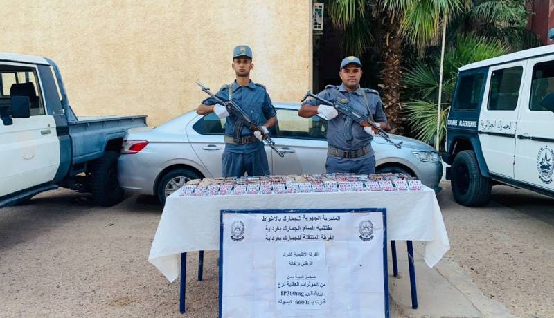 الجمارك تحجز 6600 كبسولة مهلوسة بغرداية
