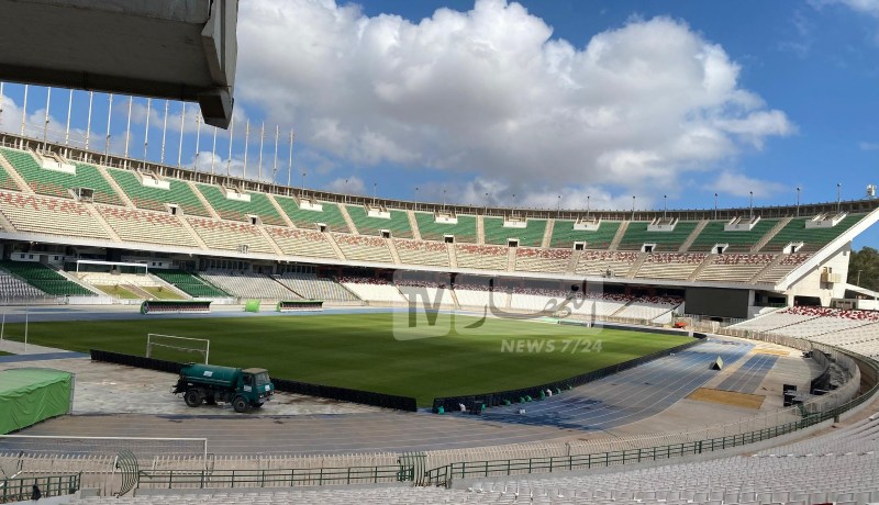 بالصور.. ملعب 5 جويلية جاهز لاحتضان نهائي الكأس