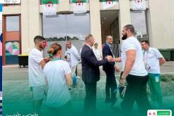 الوزير حماد يزور الرياضيين الجزائريين بالقرية الأولمبية