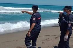 إنتشال جثة غريق بشاطئ رافس زهوان 1 في عنابة
