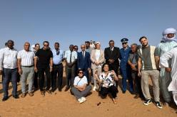 وزيرة الثقافة تتفقد الموقع الطبيعي الجيولوجي مجرى سوف