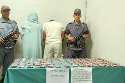 الجمارك تحجز 3945 كبسولة مهلوسة و2364 وحدة خمر