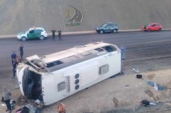 كانوا في رحلة.. قتيل و10 جرحى إثر انقلاب حافلة ببرج بوعريريج