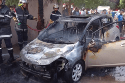 إحتراق سيارة بسوق حي بن سونة بالشلف