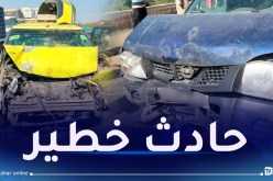 البويرة: 8 ضحايا إثر اصطدام بين 3 سيارات