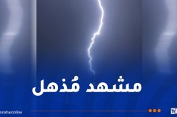 شاهد.. البرق يعانق المسجد النبوي وأمطار غزيرة بالمدينة