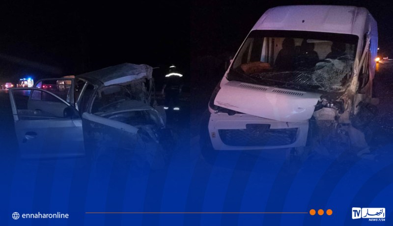 الجلفة: وفاة سبعيني في حادث اصطدام سيارتين بدار الشيوخ