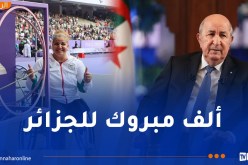 الرئيس تبون يهنئ البطلة نسيمة صايفي