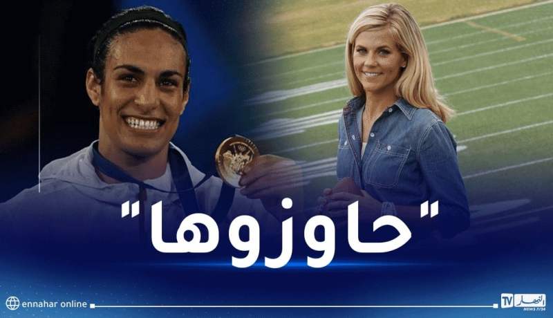 طرد مذيعة قناة شهيرة بسبب إيمان خليف