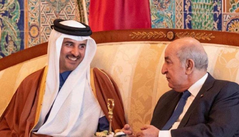 أمير قطر يهنئ الرئيس تبون بعد إعادة إنتخابه رئيسا للجمهورية