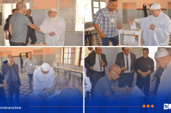 يوسف بلمهدي يؤدي واجبه الانتخابي ببوسعادة